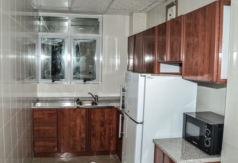 침실 2개 아파트, Al Khaleej Plaza Furnished Apartments Llc