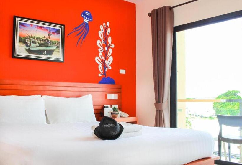 اتاق استاندارد با بالکن, Krabi P.n. Boutique House