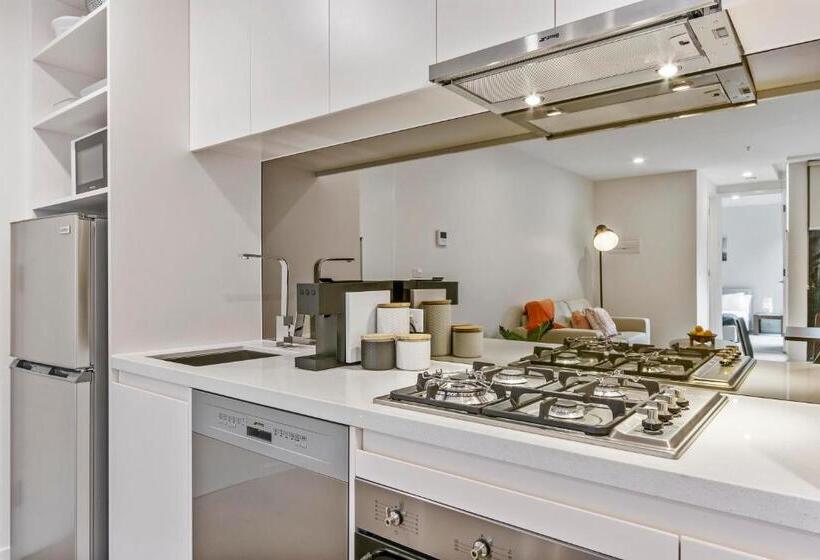 침실 2개 디럭스 아파트, Melbourne City Apartments   Teri