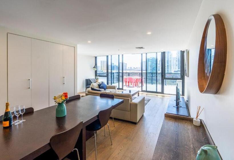 带2个卧室的套房, Melbourne City Apartments   Teri
