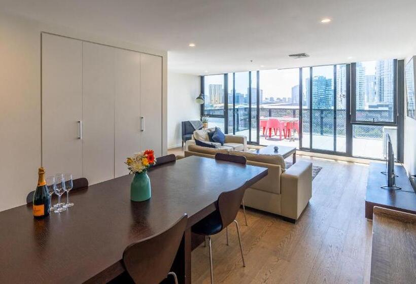带2个卧室的套房, Melbourne City Apartments   Teri