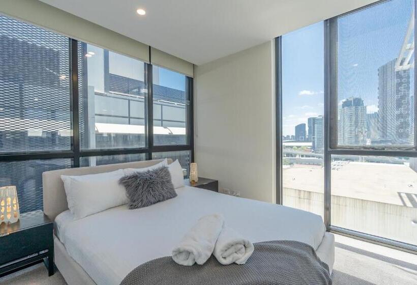 침실 2개 스위트, Melbourne City Apartments   Teri