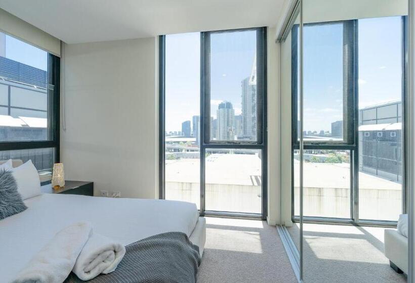 带2个卧室的套房, Melbourne City Apartments   Teri