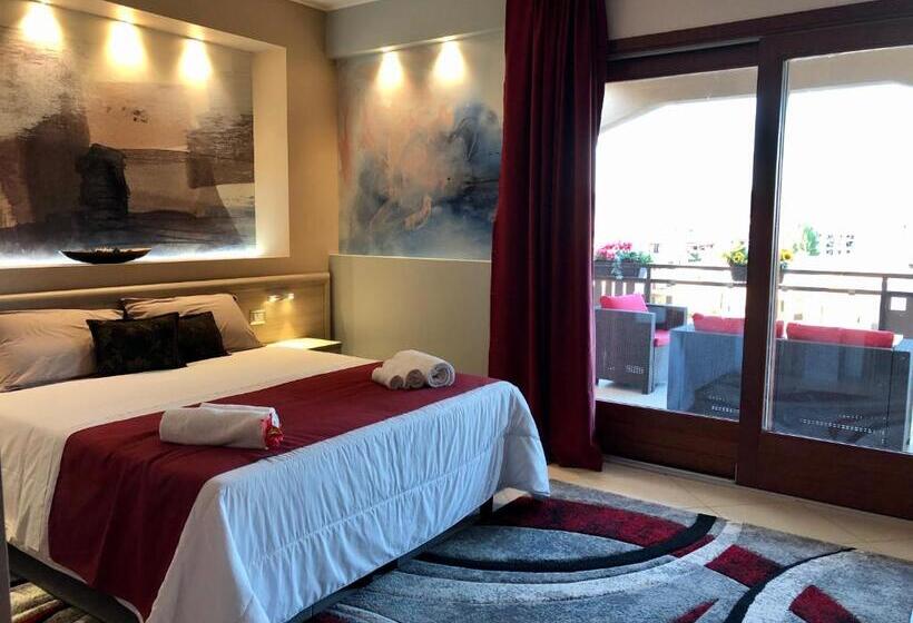 غرفة ديلوكس مزودة بشرفة, La Piazzetta Guest House