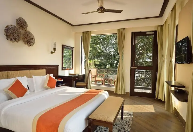 Quarto deluxe, Shaantam Resorts & Spa