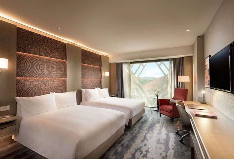 스탠다드 룸 더블 침대 2개, Hilton Port Moresby Hotel & Residences