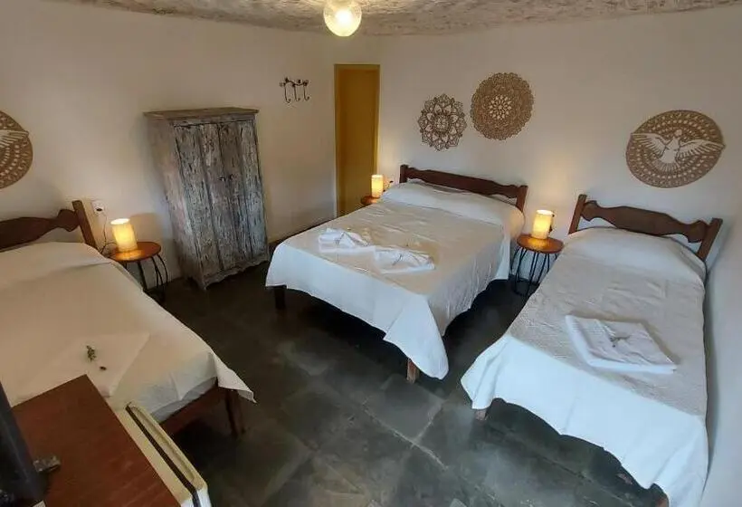 Economy Quadruple Room, Rancho Da Serra Pousada