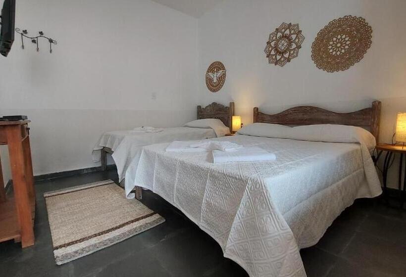 经济型三人房间, Rancho Da Serra Pousada