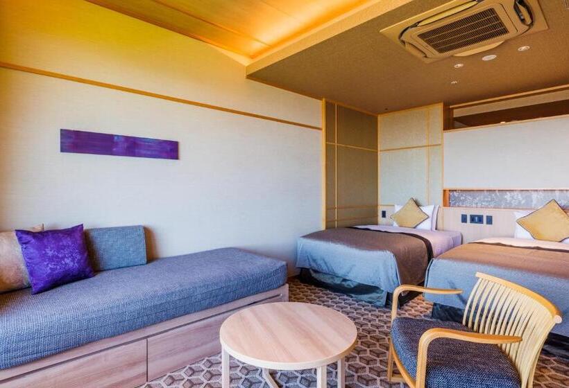 オーシャンビューのプレミアムルーム。, Kamenoi Hotel Izukogen