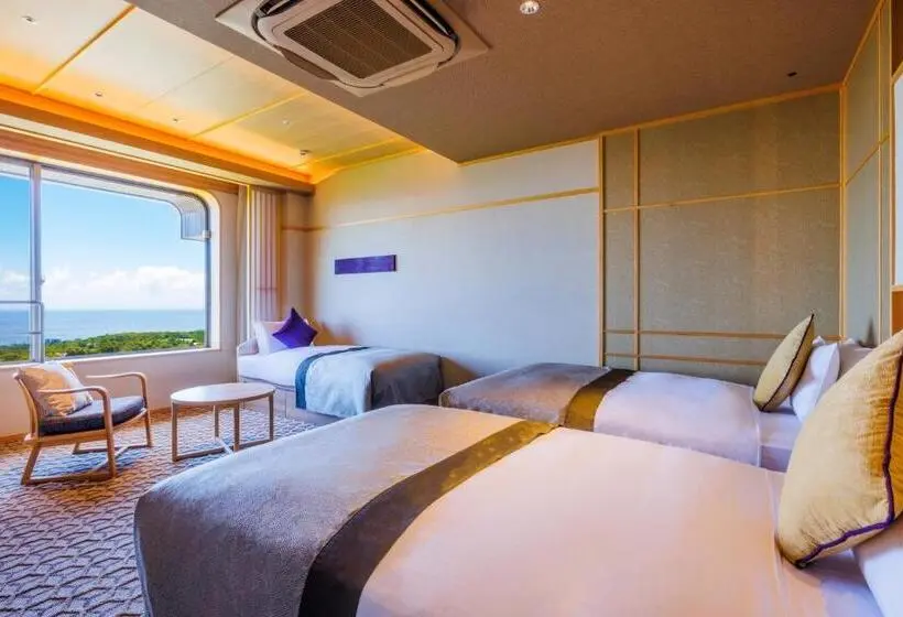 オーシャンビューのプレミアムルーム。, Kamenoi Hotel Izukogen