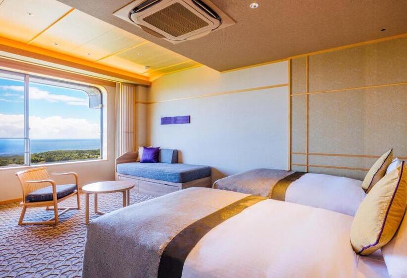 オーシャンビューのプレミアムルーム。, Kamenoi Hotel Izukogen