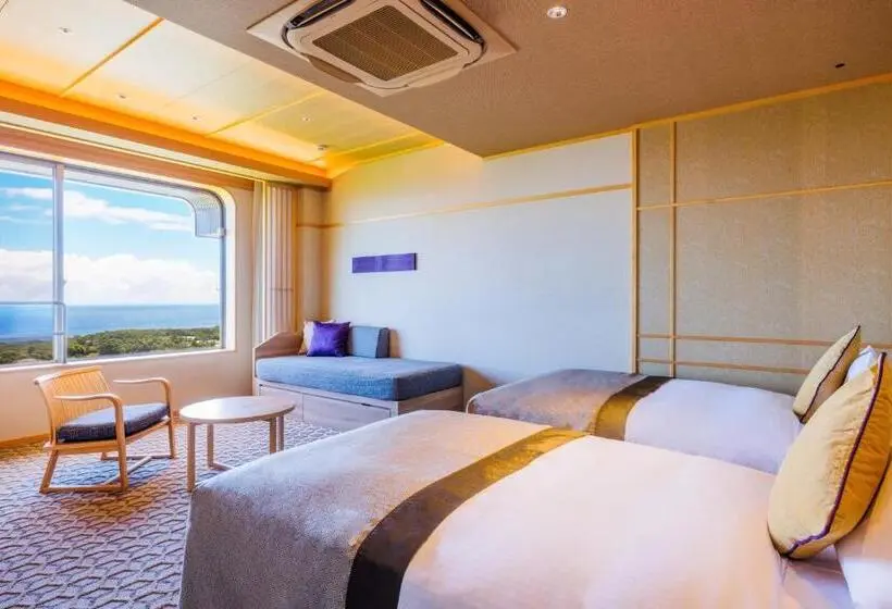 オーシャンビューのプレミアムルーム。, Kamenoi Hotel Izukogen