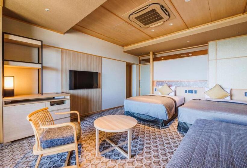 オーシャンビューのプレミアムルーム。, Kamenoi Hotel Izukogen