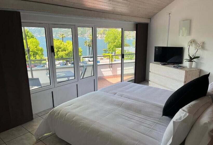 스탠다드 룸 호수 전망, Garni Degli Angioli