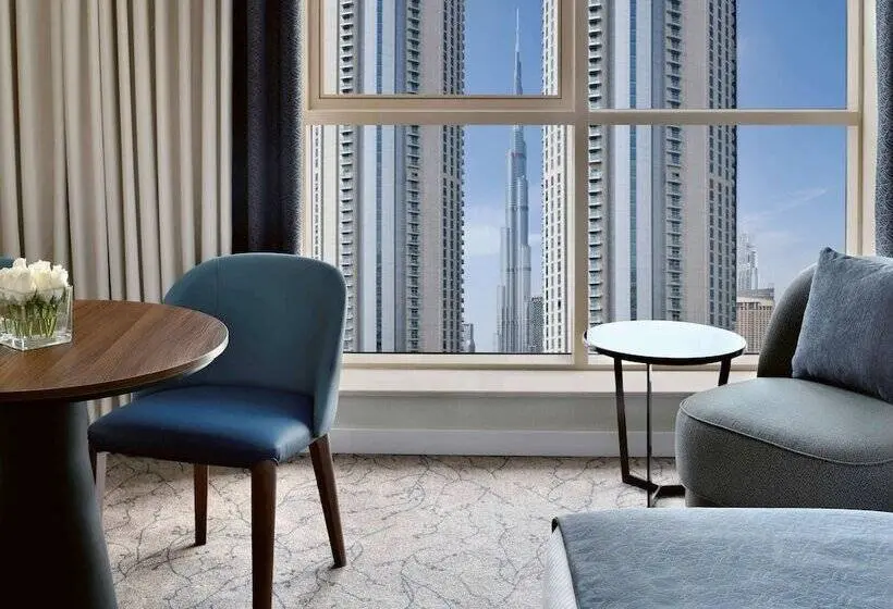 Huoneisto 1 Makuuhuone Näkymä, Mövenpick Hotel Apartments Downtown Dubai