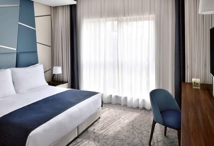 Huoneisto 1 Makuuhuone Näkymä, Mövenpick Hotel Apartments Downtown Dubai
