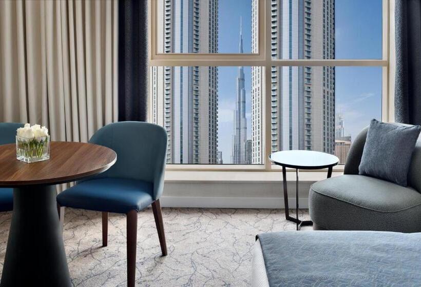 Номер Deluxe Кровать Кинг с Видом, Mövenpick Hotel Apartments Downtown Dubai