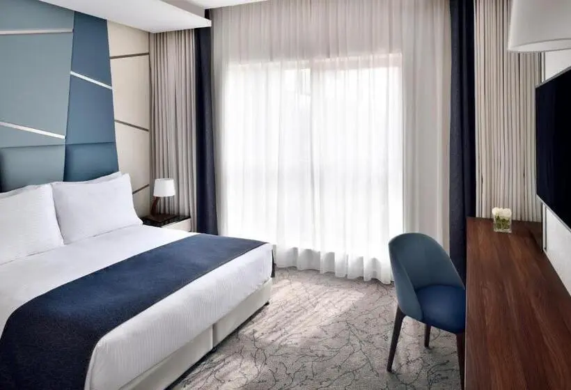 Huoneisto 1 Makuuhuone Näkymä, Mövenpick Hotel Apartments Downtown Dubai