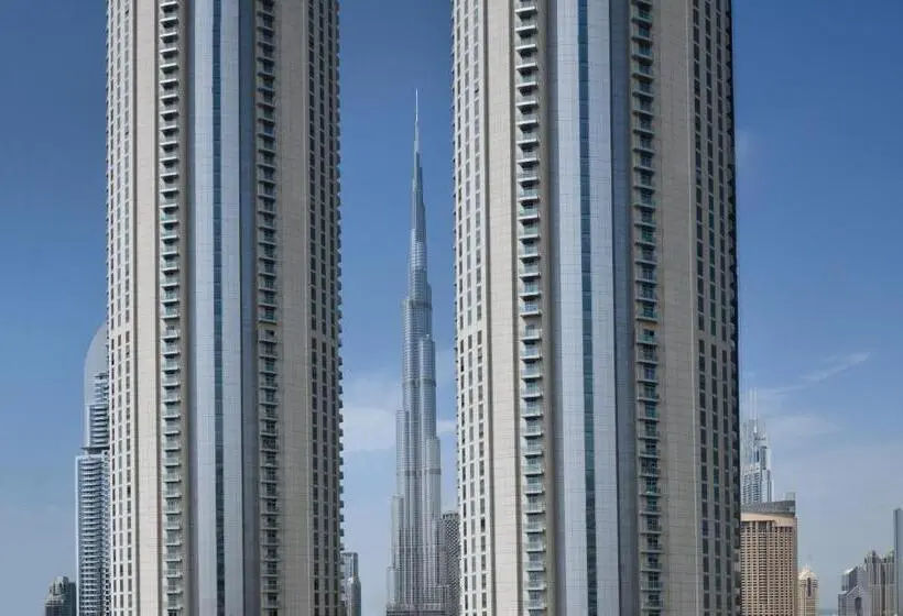 Huoneisto 1 Makuuhuone Näkymä, Mövenpick Hotel Apartments Downtown Dubai