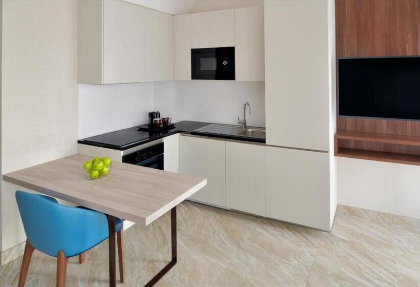 آپارتمان 1 خوابه با چشمانداز, Mövenpick Hotel Apartments Downtown Dubai