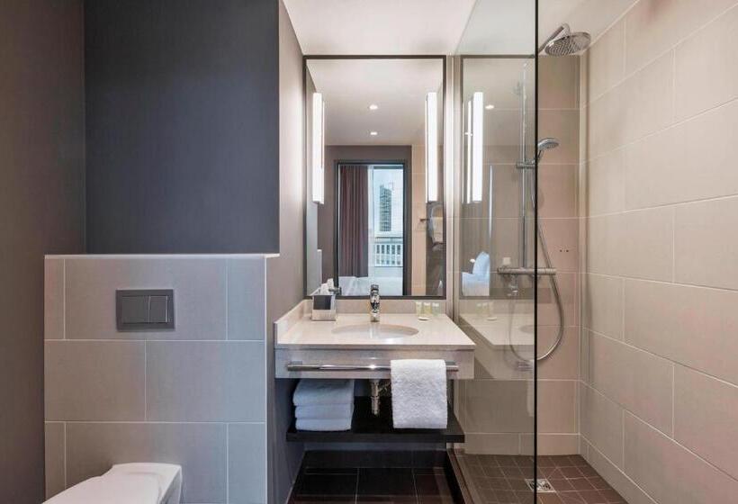 带城市景观的标准工作室, Residence Inn By Marriott Frankfurt City Center