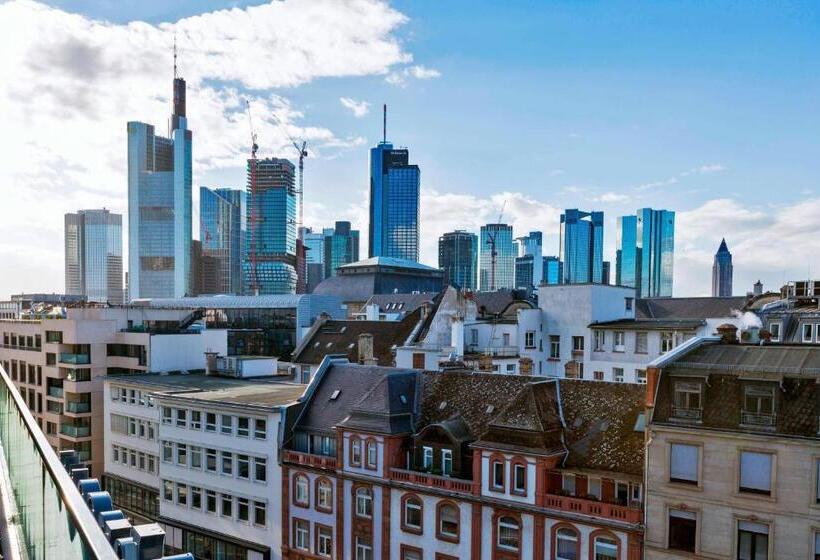 带城市景观的标准工作室, Residence Inn By Marriott Frankfurt City Center