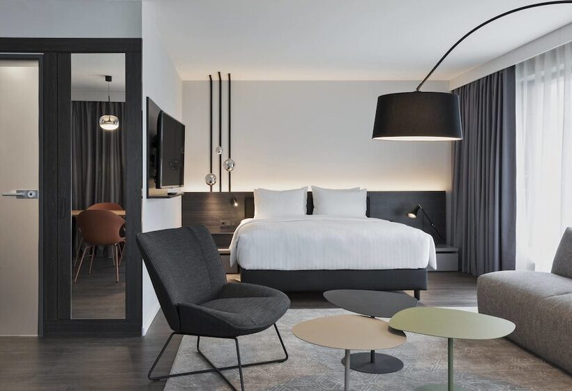 Family studio with city view, Residence Inn By Marriott Frankfurt City Center