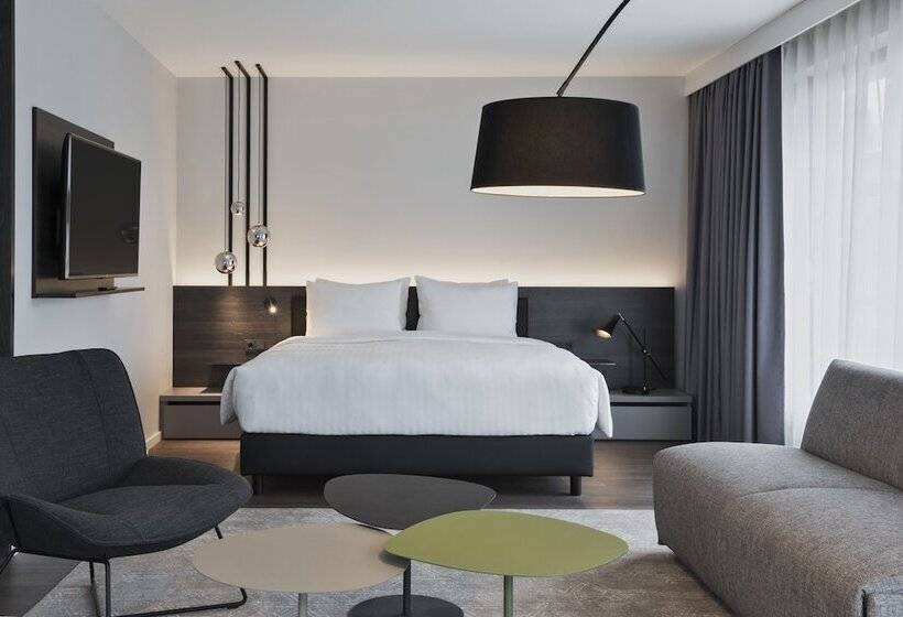 Family studio with city view, Residence Inn By Marriott Frankfurt City Center