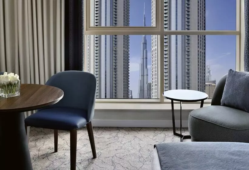Huoneisto 1 Makuuhuone Näkymä, Mövenpick Hotel Apartments Downtown Dubai