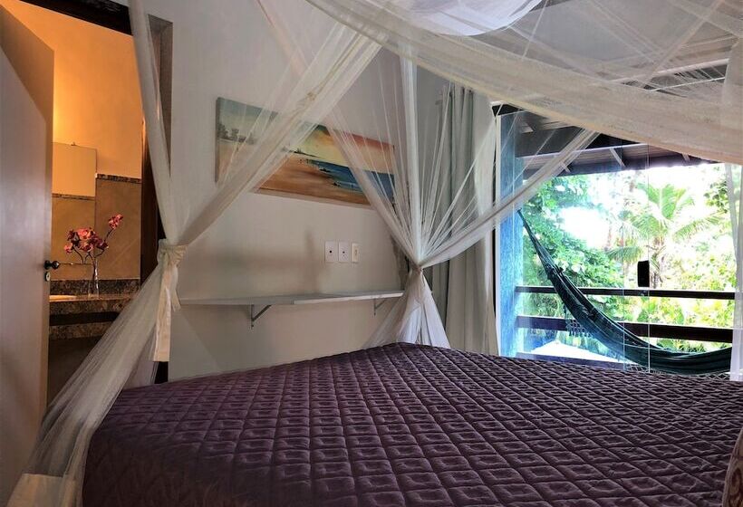 庭の見える1ベッドルームアパートメント, Ouro Sobre Azul Apart