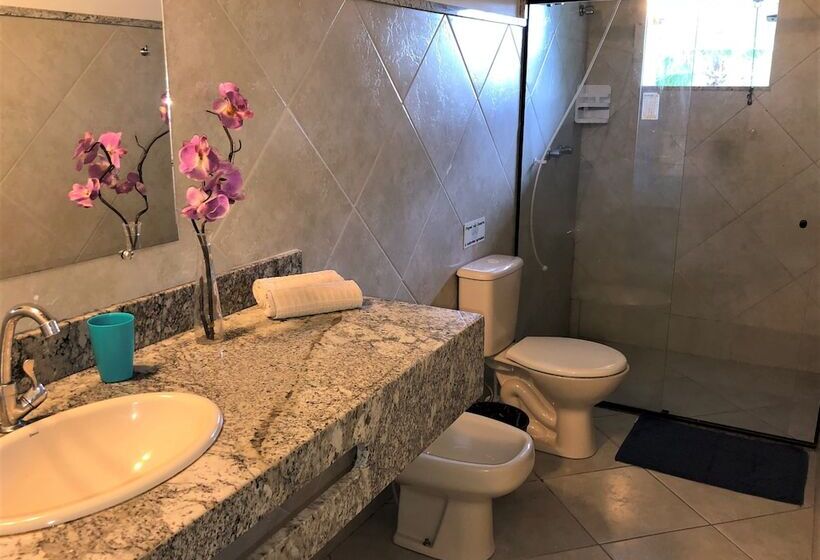 庭の見える1ベッドルームアパートメント, Ouro Sobre Azul Apart