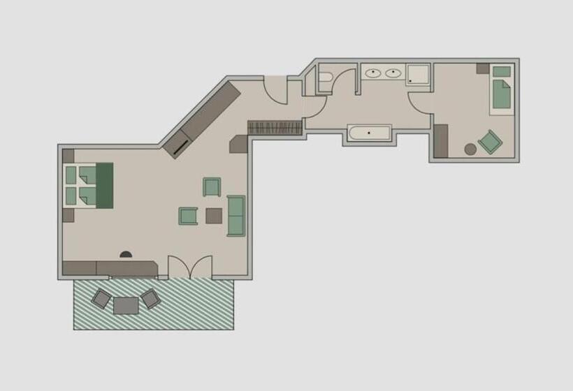 コンフォートトリプルルーム, Haubers Naturresort Landhaus