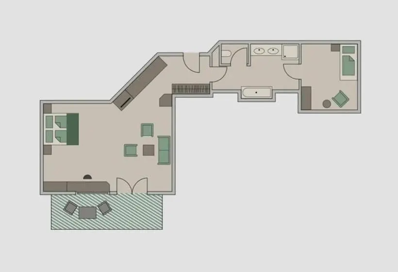 コンフォートトリプルルーム, Haubers Naturresort Landhaus