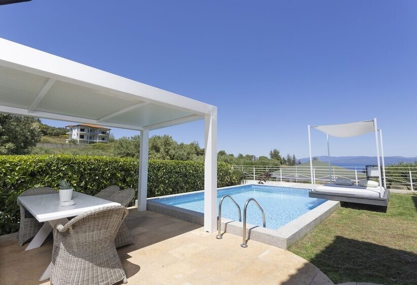オーシャンビューのデラックス１ベッドルームビラ, Villa D Oro   Luxury Villas & Suites