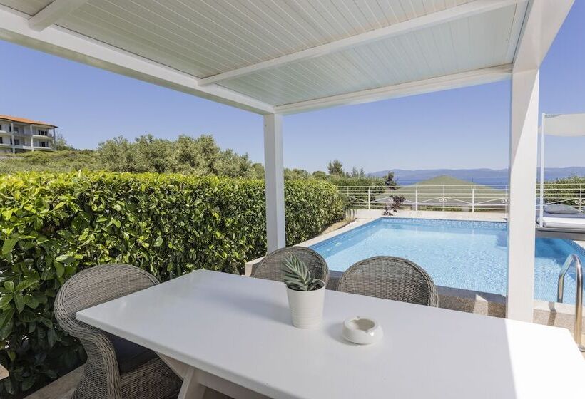 فيلا ديلوكس غرفة نوم واحدة مطلة على البحر, Villa D Oro   Luxury Villas & Suites