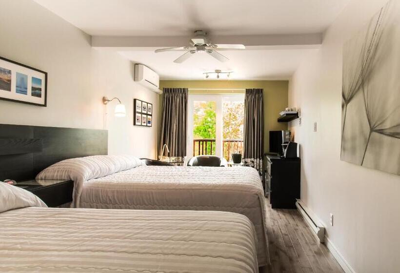 غرفه قياسيه سريرين مزدوجين, Hôtel Motel Le Beluga