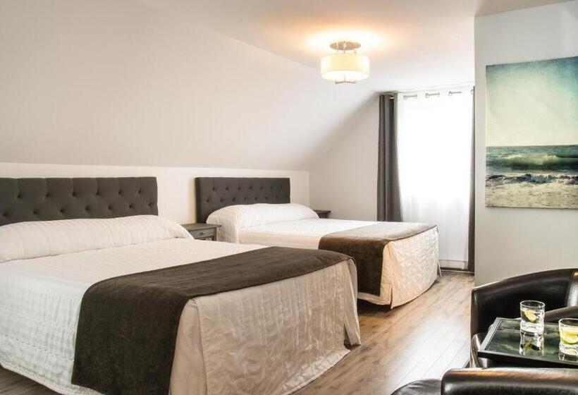 חדר סטנדרט שתי מיטות זוגיות, Hôtel Motel Le Beluga