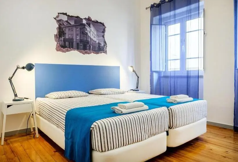 Standard-huone Jaettu Kylpyhuone, Loulé Coreto Hostel