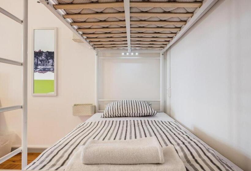 Номер Стандарт Четырехместный Совместный Санузел, Loulé Coreto Hostel