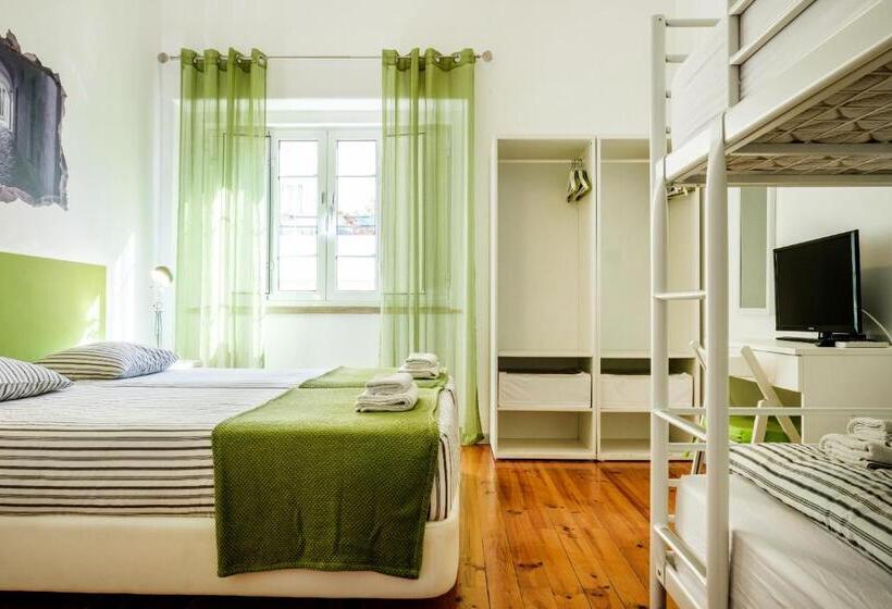 اتاق استاندارد چهارنفره با سرویس بهداشتی مشترک, Loulé Coreto Hostel
