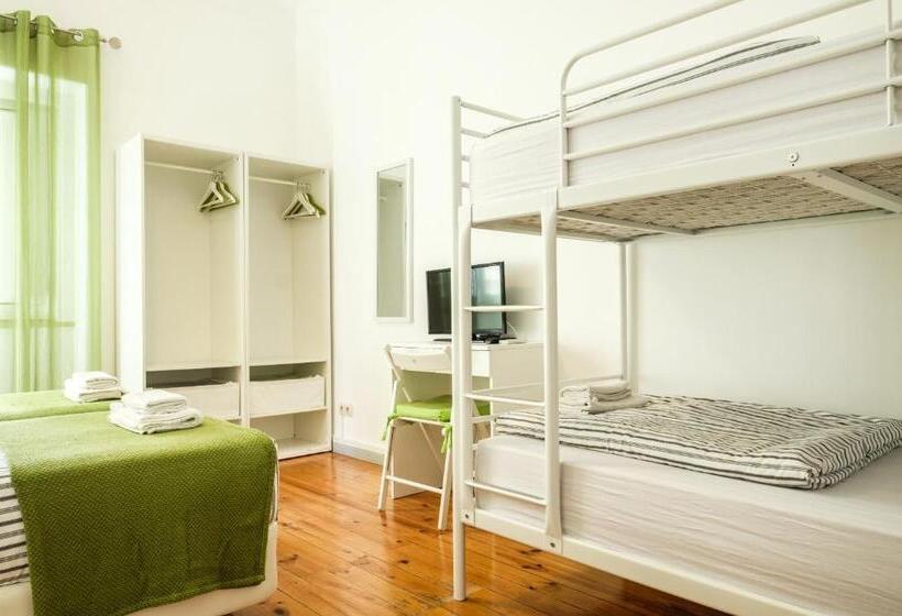 Номер Стандарт Четырехместный Совместный Санузел, Loulé Coreto Hostel