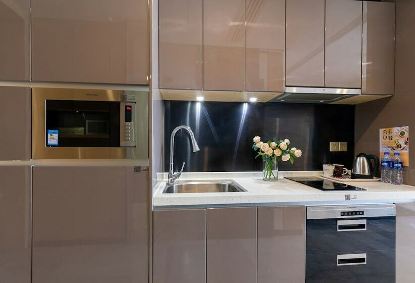 חדר אקזקיוטיב, Yimi Mix International Apartment Beijing Road Branch