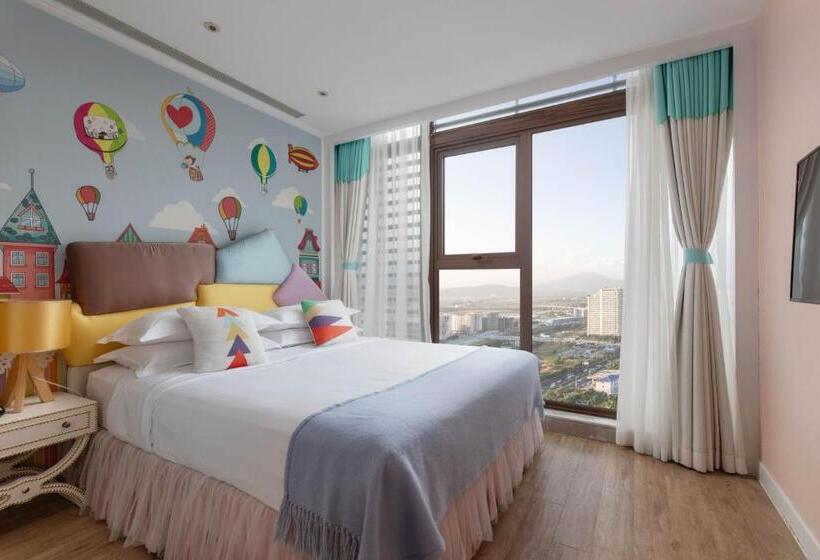 침실 2개 스위트, Mangrove Tree Resort World Sanya Bay  Elader Palm Tower