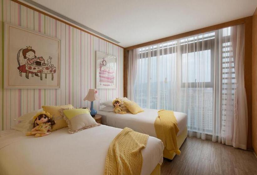 Suite 2 Camere da Letto, Mangrove Tree Resort World Sanya Bay  Elader Palm Tower