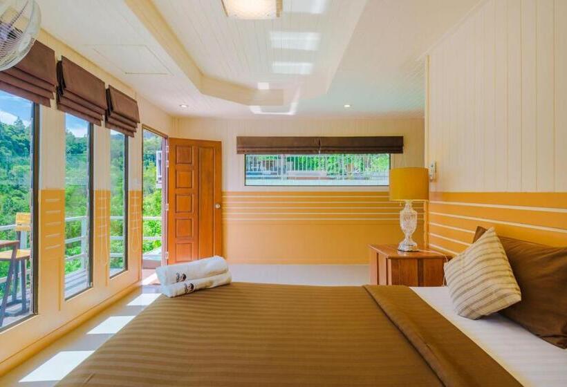 غرفة قياسية مطلة على الجبل, Railay Hilltop