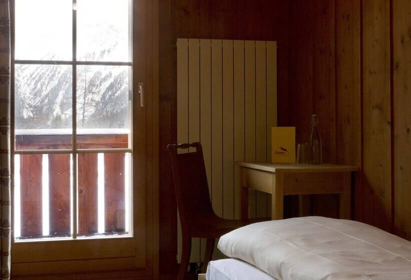 חדר סטנדרד יחיד חדר אמבטיה משותף, Gasthaus Spinas