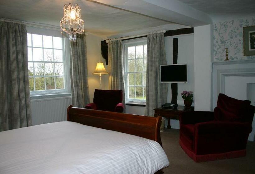 חדר דחוקס עם מיטת קינג, Stoke By Nayland B&b Poplars Farmhouse