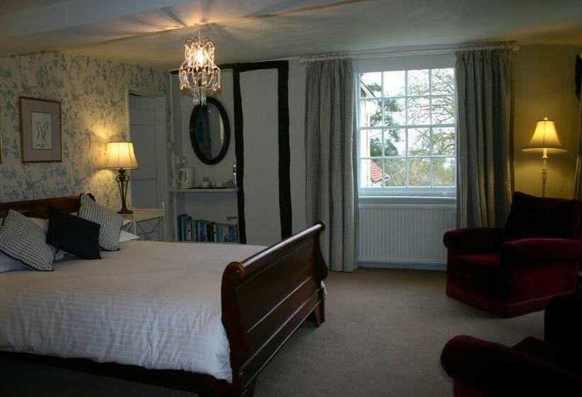 חדר דחוקס עם מיטת קינג, Stoke By Nayland B&b Poplars Farmhouse