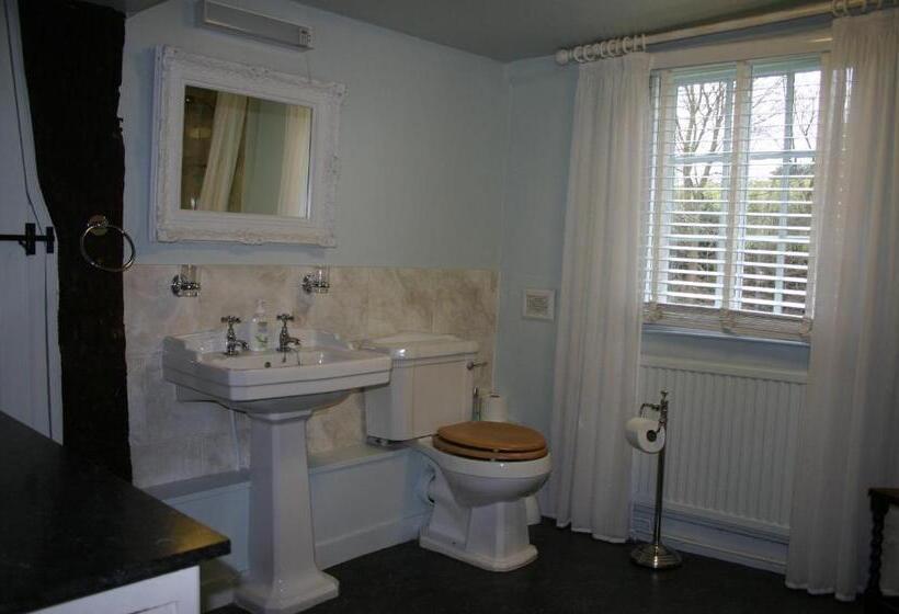 חדר דחוקס עם מיטת קינג, Stoke By Nayland B&b Poplars Farmhouse