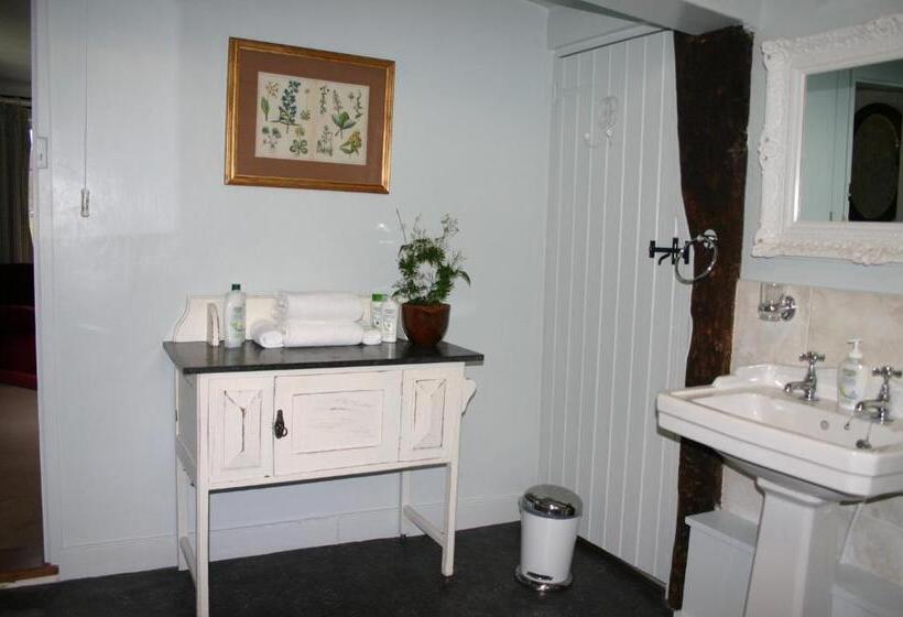 חדר דחוקס עם מיטת קינג, Stoke By Nayland B&b Poplars Farmhouse